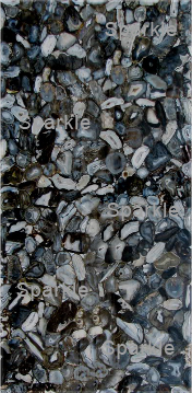 Banded Black Agate Slab(Agata Nero a Fasce)