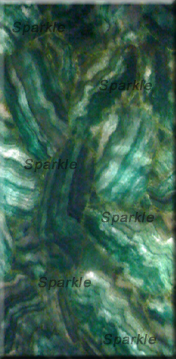 Green Aventurine Quartz backlit