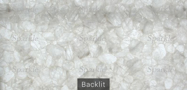 Wild Crystal Quartz backlit